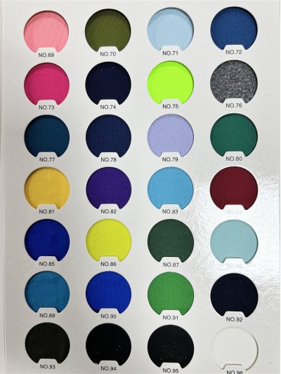 DG-BT recycled milk silk stretcher Ingredients: 95% recycled polyester 5% spandex Weight: 180g/㎡ Width: 172CM back view